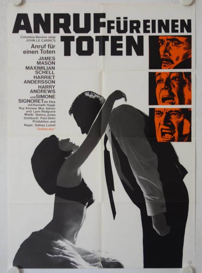 The Deadly Affair original release german movie poster